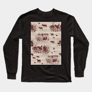 Gaddering Da Peats - Brown Long Sleeve T-Shirt